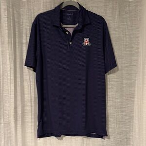 johnnie-O Dark Blue Polo with University of Arizona Logo